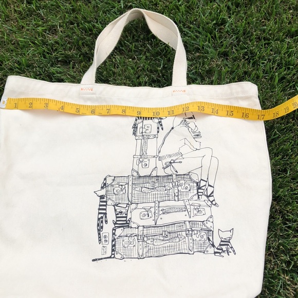 RARE NWOT J. Crew Reusable Cotton Bag - Picture 6 of 12